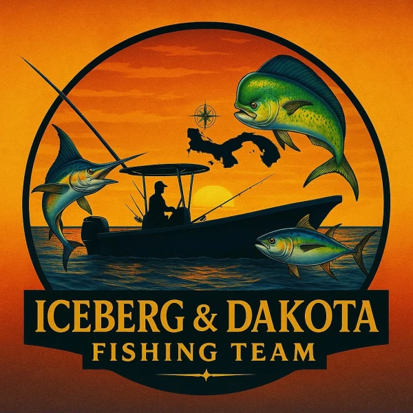 Logo ICEBERG & DAKOTA Fishing team